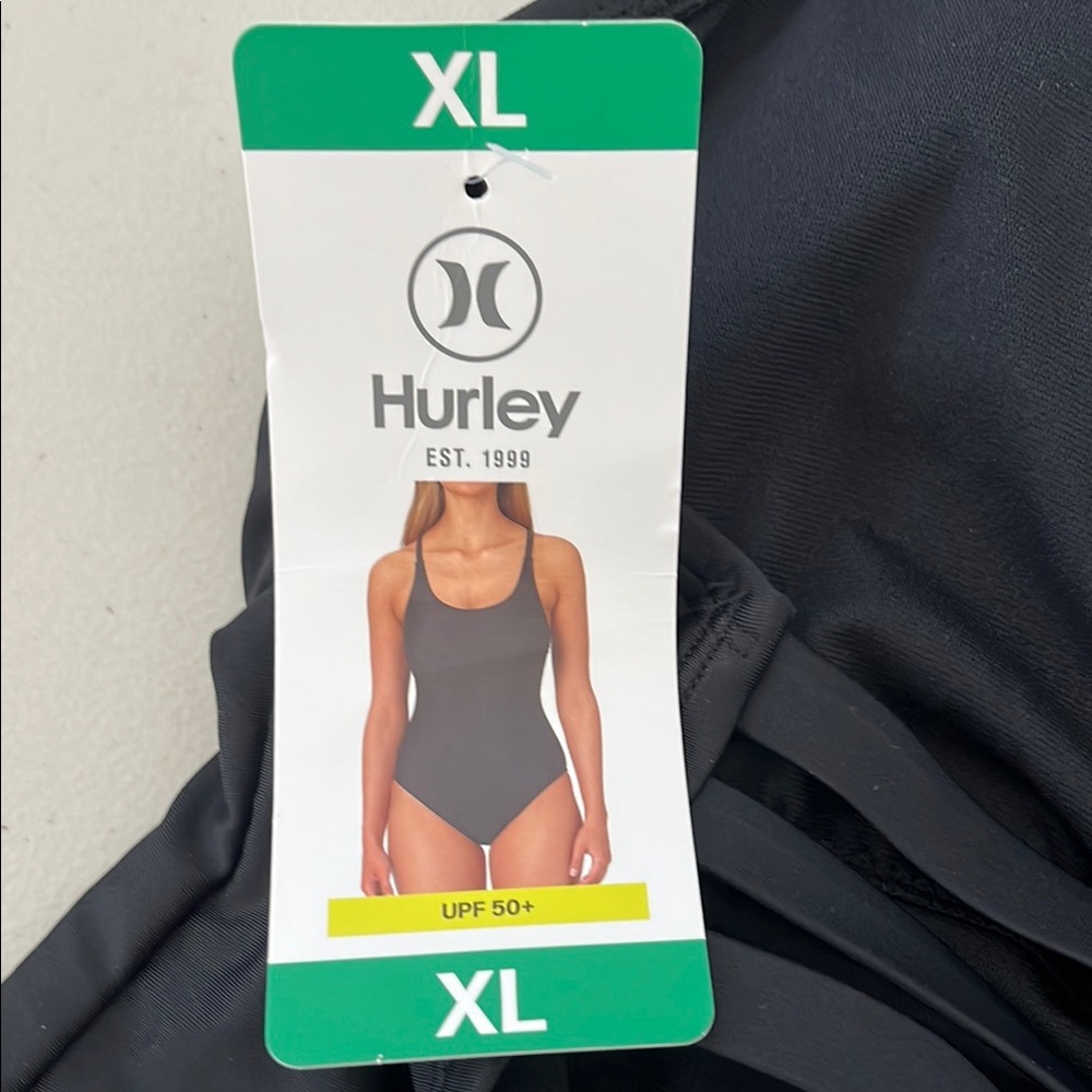 Hurley Black One-Piece Swimsuit XL